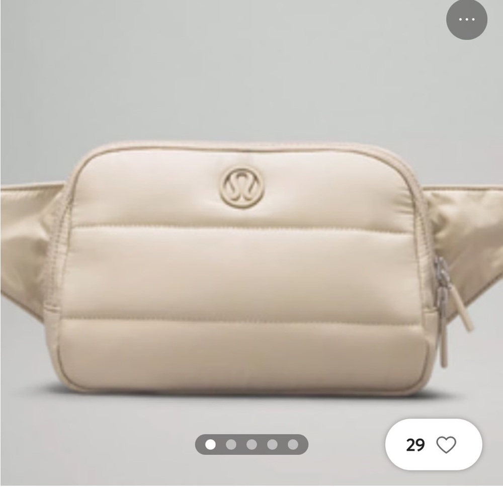 Lululemon Wunder puff belt bag 2l / Trench color! Sold out!